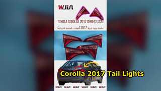 Toyota Corolla 2017 Tail Lights Replacement