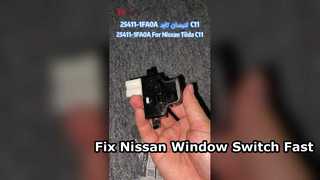 Nissan Tiida C11 Power Window Switch Replacement